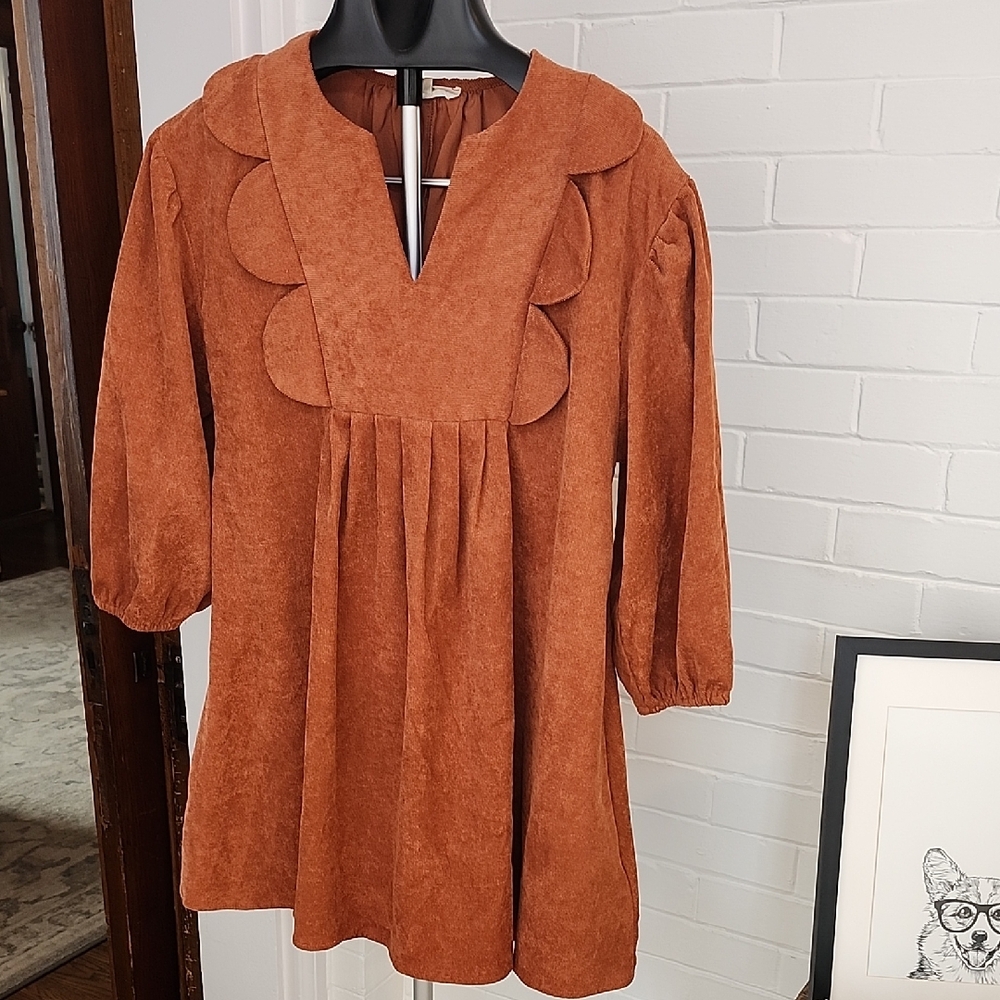 Entro Rust Orange Dress